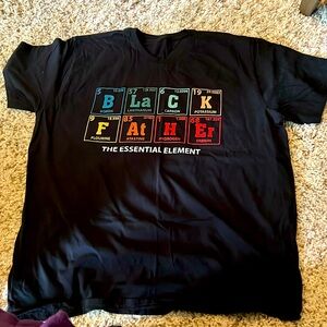 BLACK FATHER elements chart Tee Shirt